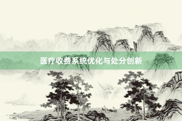医疗收费系统优化与处分创新